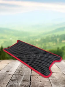Коврик для самоката Teverun Fighter Supreme 7260R черный с красным.