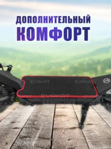 Коврик для самоката Teverun Fighter 11+ черный с красным.