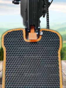 Коврик для самоката Kugoo Kirin M5 Pro с сиденьем, черный с оранжевым.