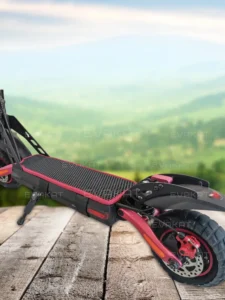 Коврик для самоката Kugoo Kirin G2 Pro черный с малиновым. Коврик для самоката Kugoo Kirin G2 Pro черный с малиновым.